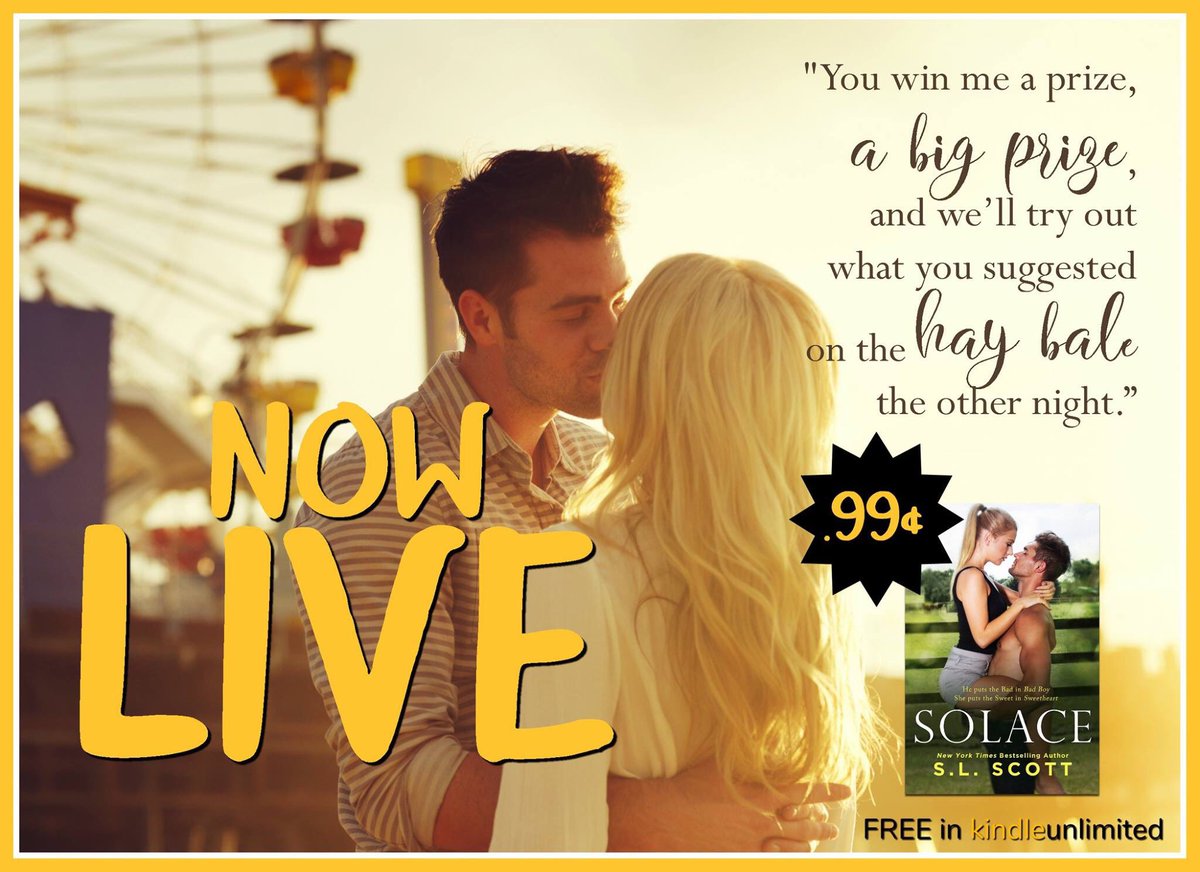 IFloveBooks's tweet photo. #Solace by @slscottauthor is #LIVE #ONECLICK this second chance romance for .99¢ #GiveMeSolace #KindleUnlimited https://t.co/mjjAMaEGtP https://t.co/OeFtMmk8HT