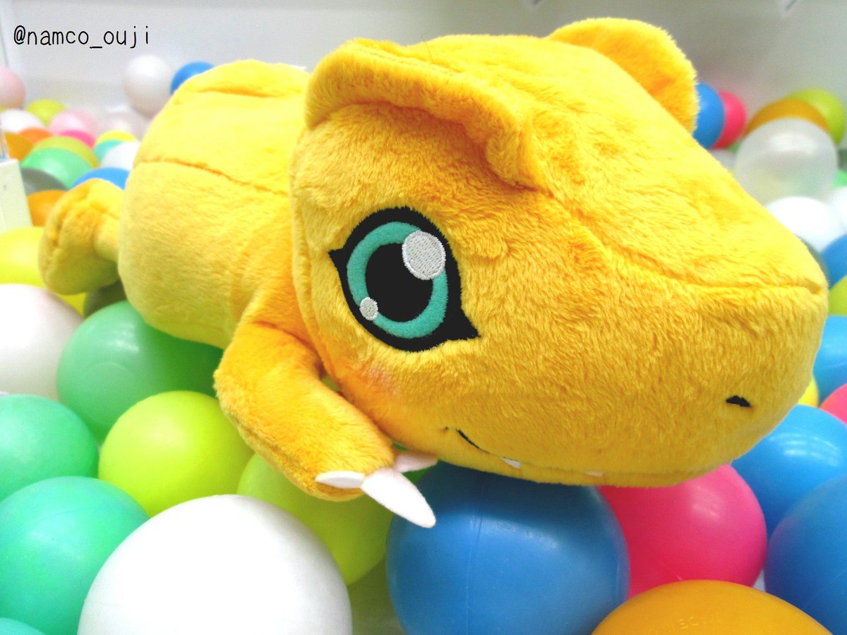 Namco王子サンスクエア店 Auf Twitter デジモンアドベンチャーより でっかいあまえんぼぬいぐるみ登場 今回はアグモンとテイルモン です 太一と入れて幸せなのかな 頬を染めたアグモンと きっとヒカリとまったりしているテイルモンの笑顔がかわいい O