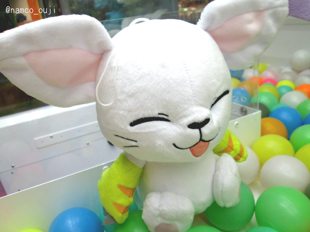Namco王子サンスクエア店 Auf Twitter デジモンアドベンチャーより でっかいあまえんぼぬいぐるみ登場 今回はアグモンとテイルモン です 太一と入れて幸せなのかな 頬を染めたアグモンと きっとヒカリとまったりしているテイルモンの笑顔がかわいい O