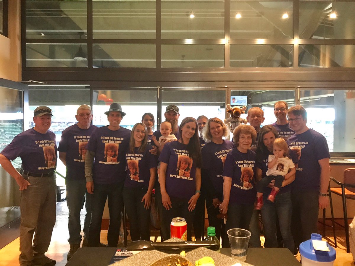 Grandma Alice's 90th! Party on! #WhereIRoot <a href="/Mariners/">Seattle Mariners</a>