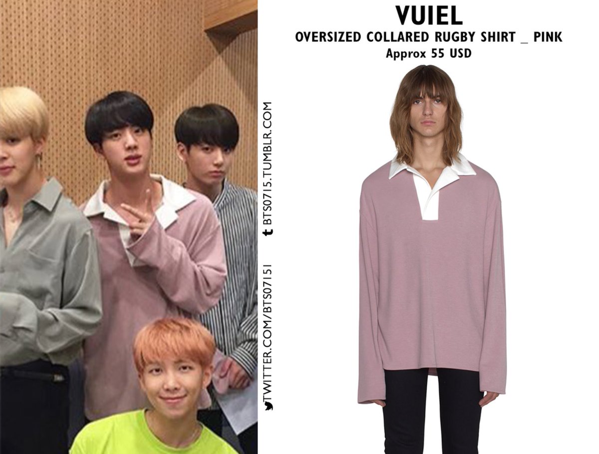 BTS V着用VUIEL RUGBY SHIRT