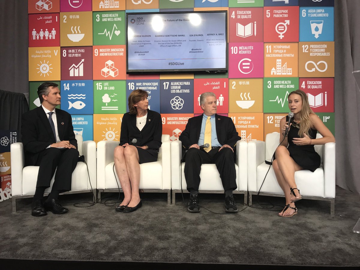Lea d'Auriol (@leaauriol) on Twitter photo Speaking at the <a href="/SDGMediaZone/">SDG Media Zone</a> yesterday on The Future of our #Ocean and importance of supporting Goal 14: Life Below Water! <a href="/UN/">United Nations</a> Speaking at the <a href="/SDGMediaZone/">SDG Media Zone</a> yesterday on The Future of our #Ocean and importance of supporting Goal 14: Life Below Water! <a href="/UN/">United Nations</a>