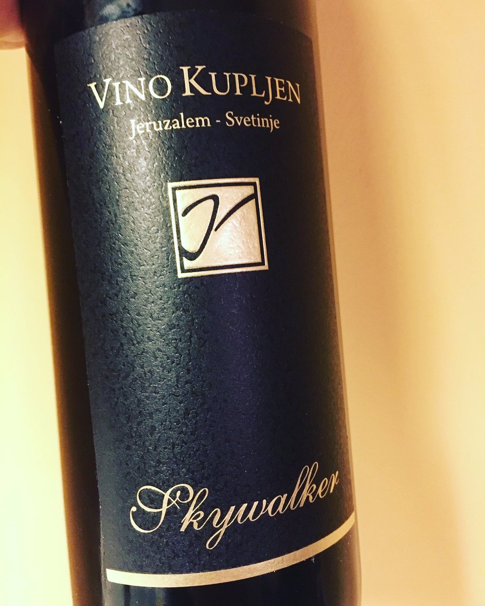 vinooapp's tweet photo. Skywalker 2015 a crazy #redwine from @SamoVino (90% Merlot, 10% Pinot noir % Blaufrankish) raising the bar 4 Stajerska #Slovenia - Kudos https://t.co/mhMwOCvN6H