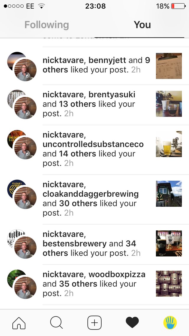 jacktavare's tweet photo. Always look forward to my dad's weekly instagram liking spree https://t.co/VpBXrDLGoz
