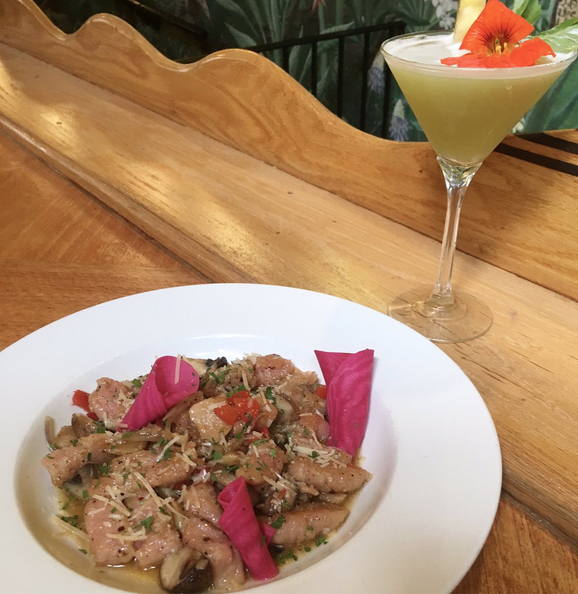 Happy Friday! Tonight's dinner special is beer and ricotta gnocchi. Cocktail pictured- Serendipity. Yum!