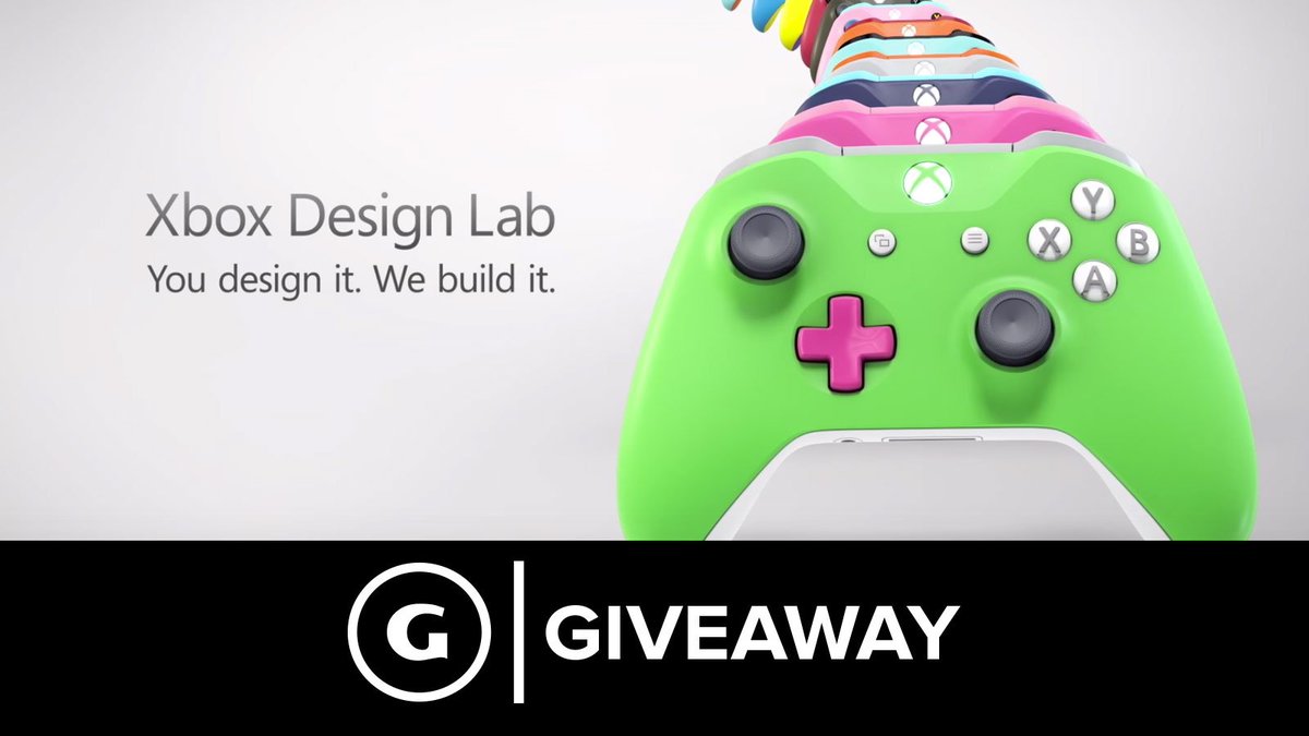 GameSpot's tweet photo. RT &amp; Follow @GameSpot for a chance to win an Xbox Design Lab code to get a free Xbox controller!

Two (2) winners picked at 5PM PT (US Only) https://t.co/7z2dil5C93