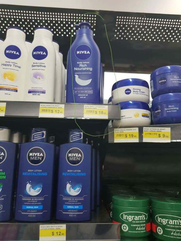 lilomatic's tweet photo. New prices for lotion. Madness? There are two things here its either we rise up now in our numbers and protest or we keep quiet and starve. https://t.co/8FoQuSmV65
