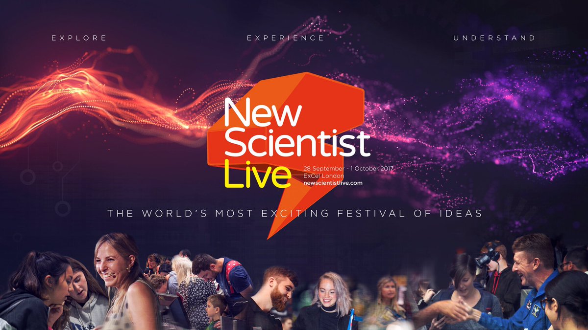Follow &amp; RT to win 2 tickets to <a href="/newscilive/">New Scientist Live</a> next week 20 tickets to give away! Meet Astronauts, learn something new! #Science #nslive #STEM