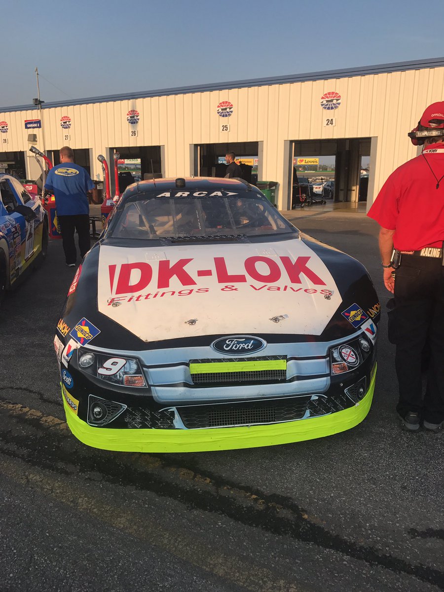 DKLOKRacing's tweet photo. Black Betty is all ready to rock in roll @KySpeedway! #Crosley150 #IronMoose https://t.co/TUBt3nyBJR