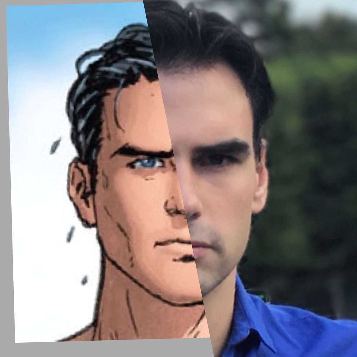 EdgeGrayson's tweet image. I’m not saying I’m the perfect match for playing #Nightwing, @mikeljanin art did😇🤔😁 and people around me @buddboetticher @geoffjohns