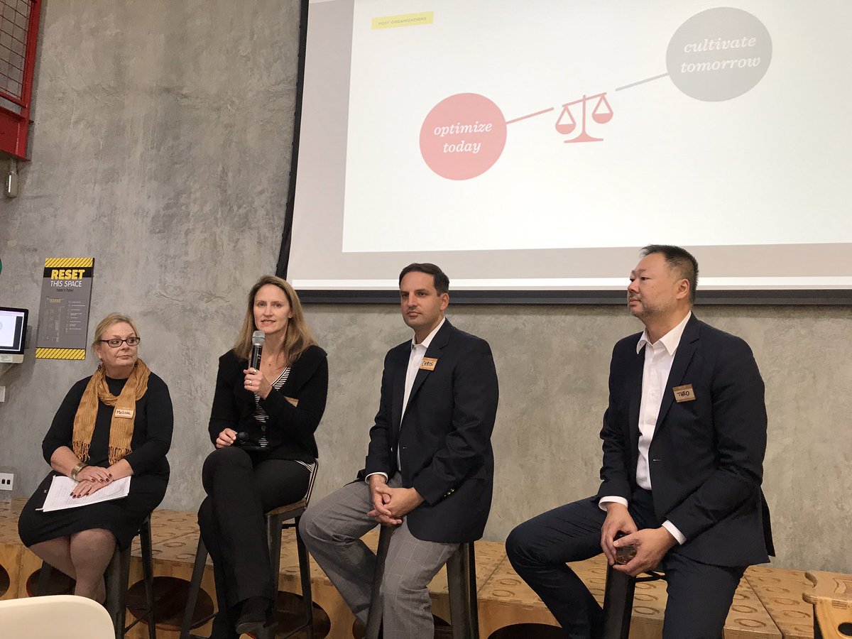 DanLinna's tweet photo. Most organizations: focused on optimizing today.

How do you balance that with cultivating for tomorrow?

- @ideo GC @RochaelS

#LegalDesign https://t.co/i0a9W3HJWn