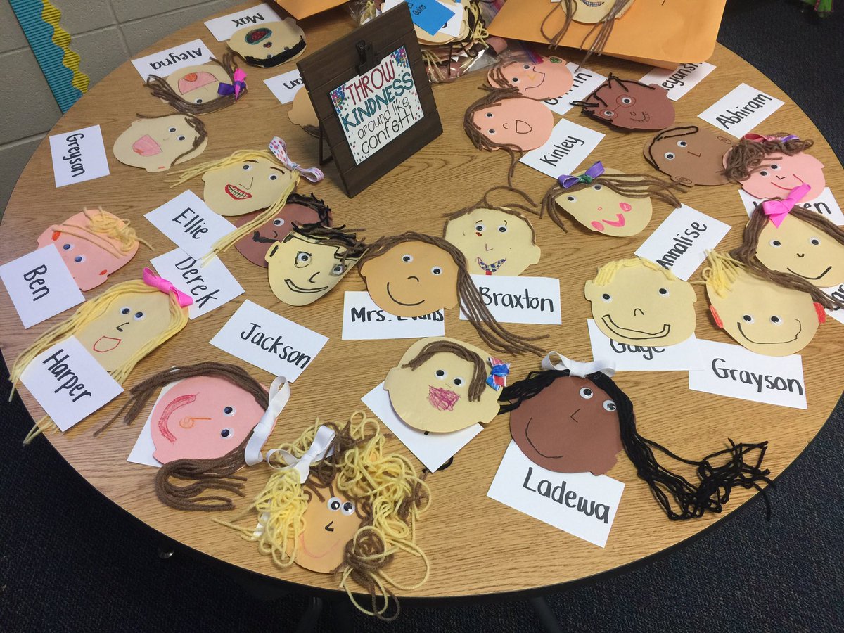 mrsevansHES's tweet photo. All done with September's "I Like Myself" challenge! Learned about embracing differences &amp; loving who we are #KMChallengeSept #HESkindminds https://t.co/9pWGvcHccW