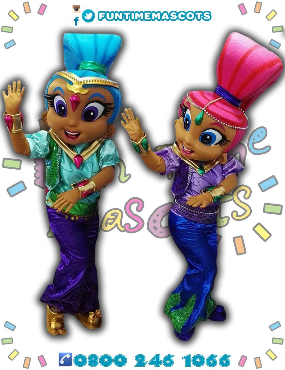 Shimmer and Shine will be the latest addition to our mascot family arriving mid October!