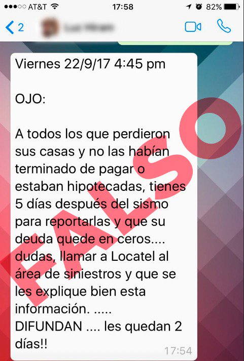locatel_mx's tweet photo. ⚠#Importante No hagas caso de información falsa que circula en redes sociales. Infórmate a través de las autoridades oficiales. https://t.co/lqk43vuYtd
