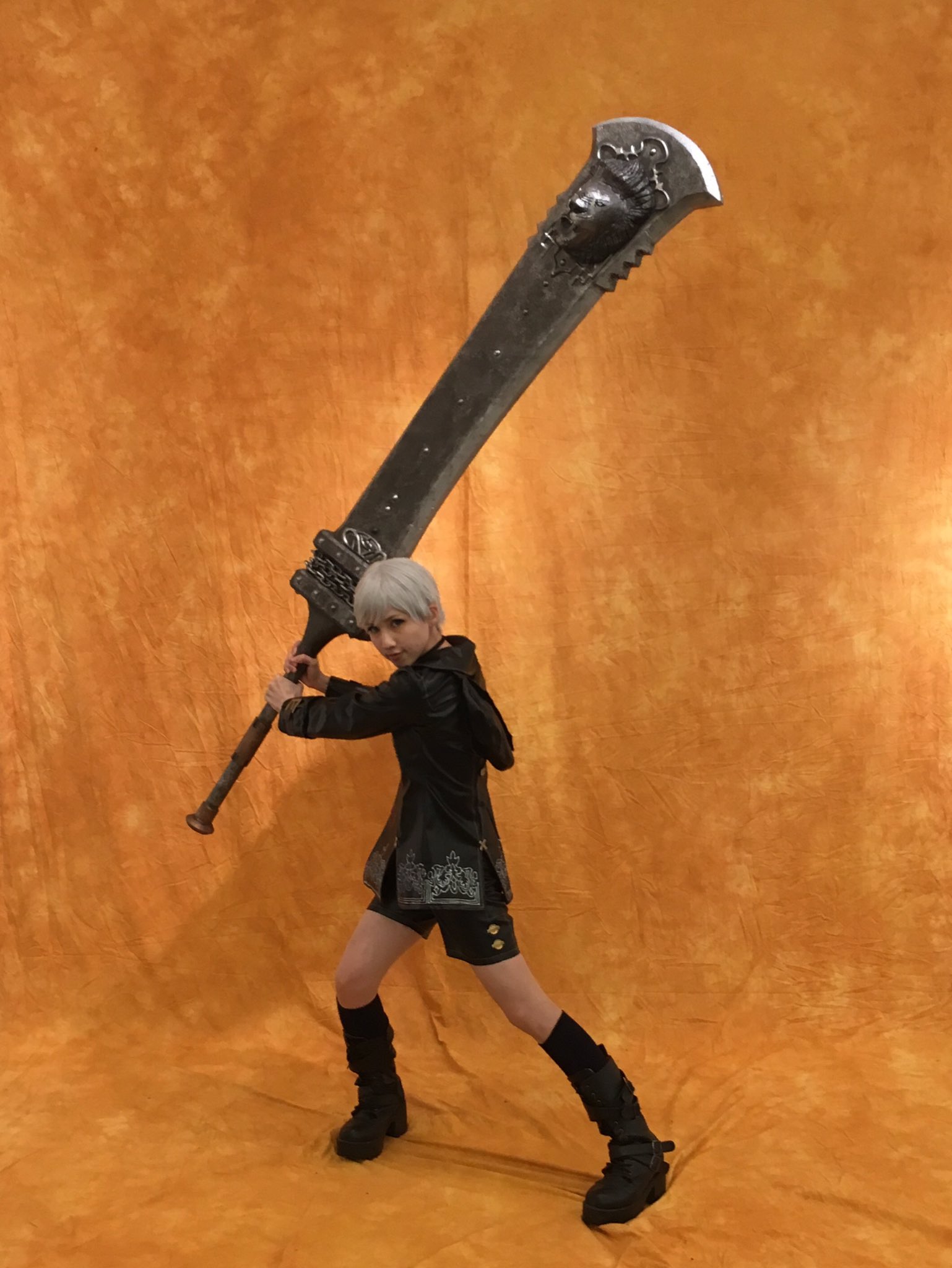 NieR レプリカント Autmata の大剣 百獣の王 Amazon.co.jp: 【Sanjucos】ヨルハ二号B型 2B 百獣の剣王 ニーア