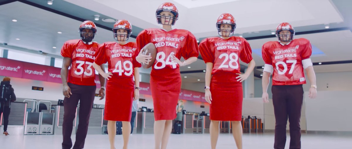 Virgin's tweet photo. .@VirginAtlantic are celebrating @NFLUK with the #PerfectTouchdown: https://t.co/CWLFGANSUG https://t.co/CBaJORyudS