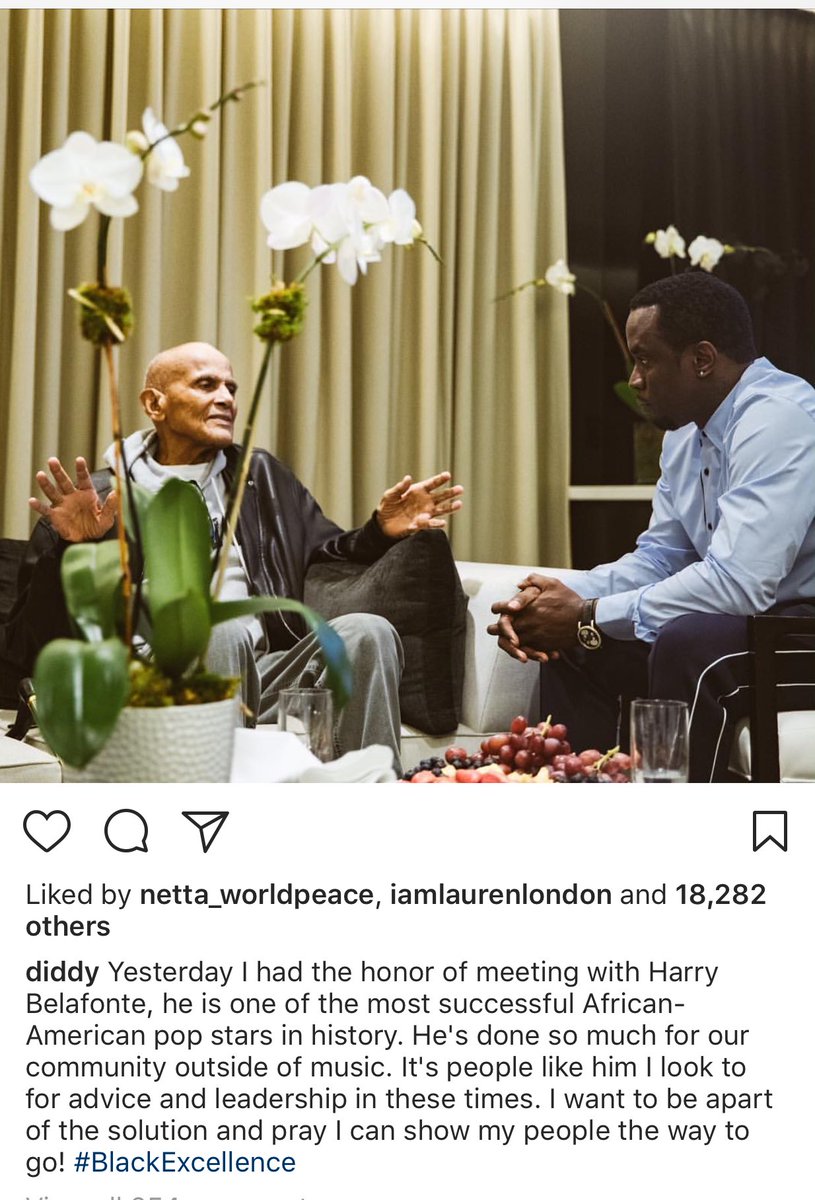 Sankofa's tweet photo. Our co-founder @harrybelafonte has always had the courage to stand up. thnx @diddy for having courage to grab the baton #gatekeeperoftruth https://t.co/XAg4Rc4Fhi