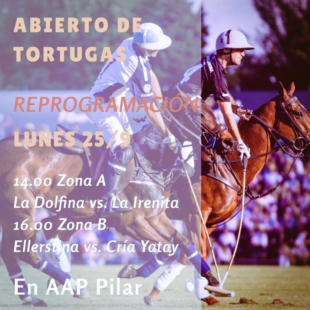 Suspendido el Abierto de Tortugas a causa de la lluvia. Se jugará el próximo lunes en el predio de la AAP de Pilar.