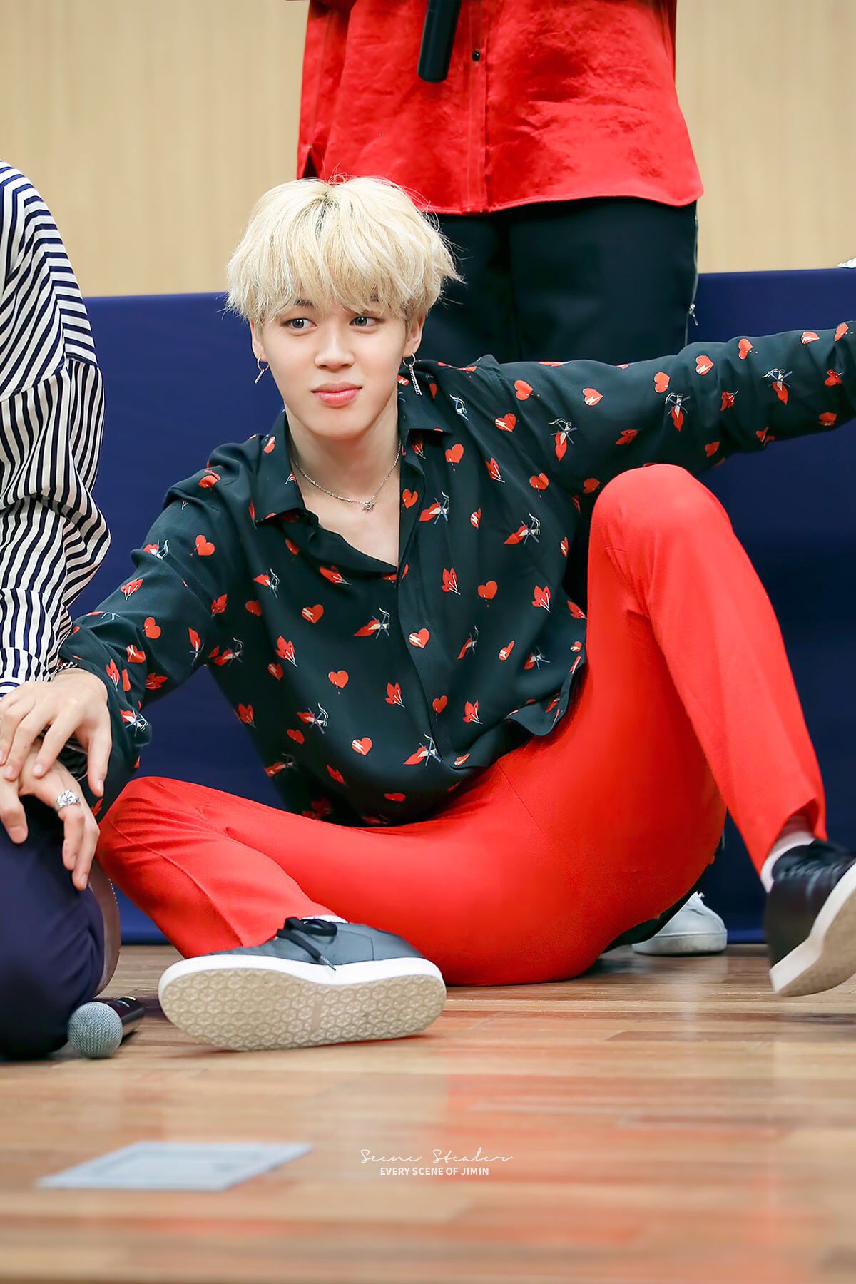Jimin red converse hot sale