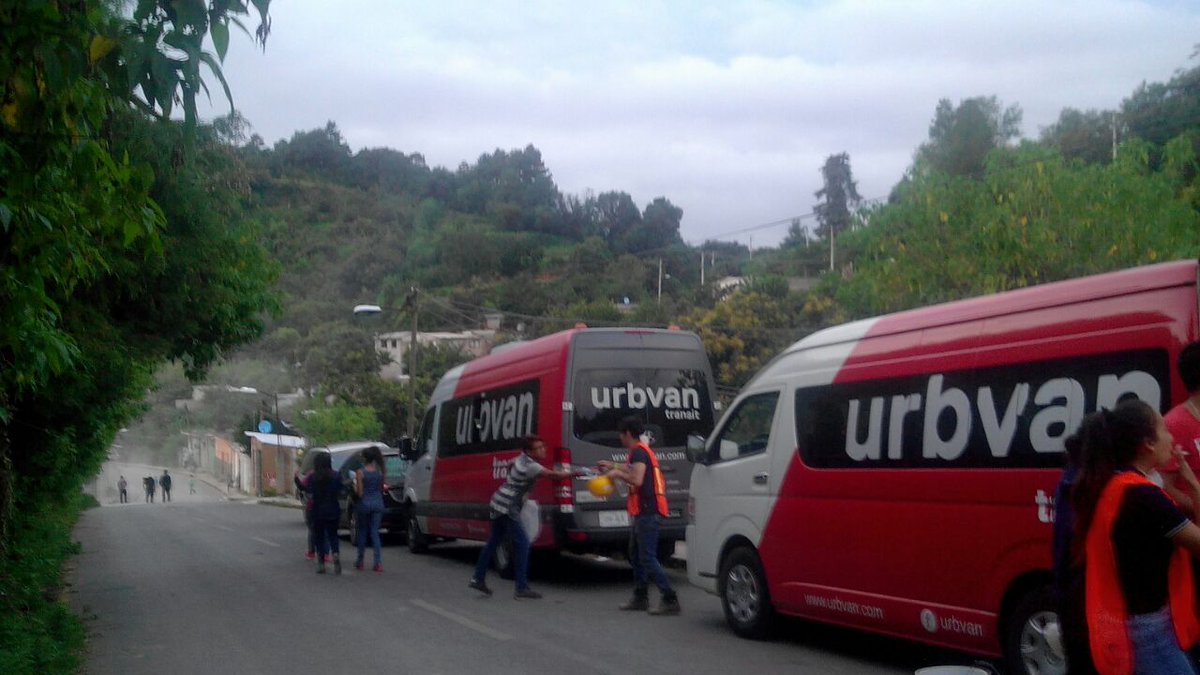 <a href="/Urbvan_Mexico/">Urbvan</a> gracias por la oportunidad de ayudar a nuestros hermanos #Morelos #MexicoEstaDePie