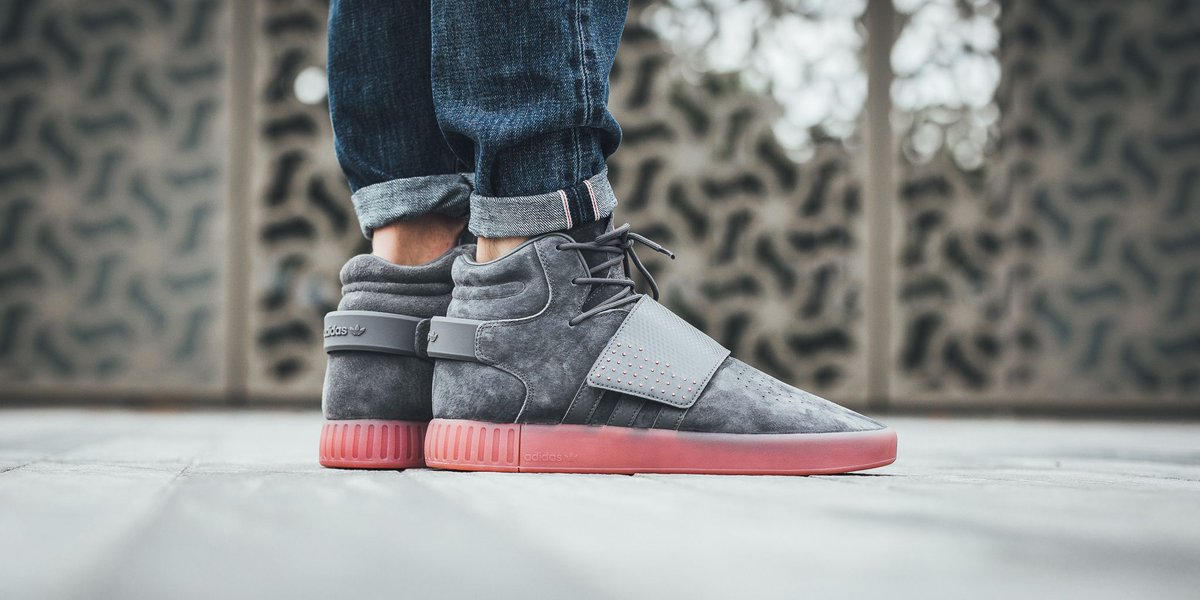 adidas tubular invader strap grey