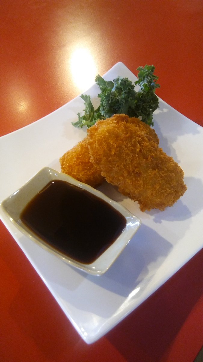 Now serving creamy seafood croquette!  At your nearest Shoki Ramen House!  #shokiramenhouse #seafood #croquette