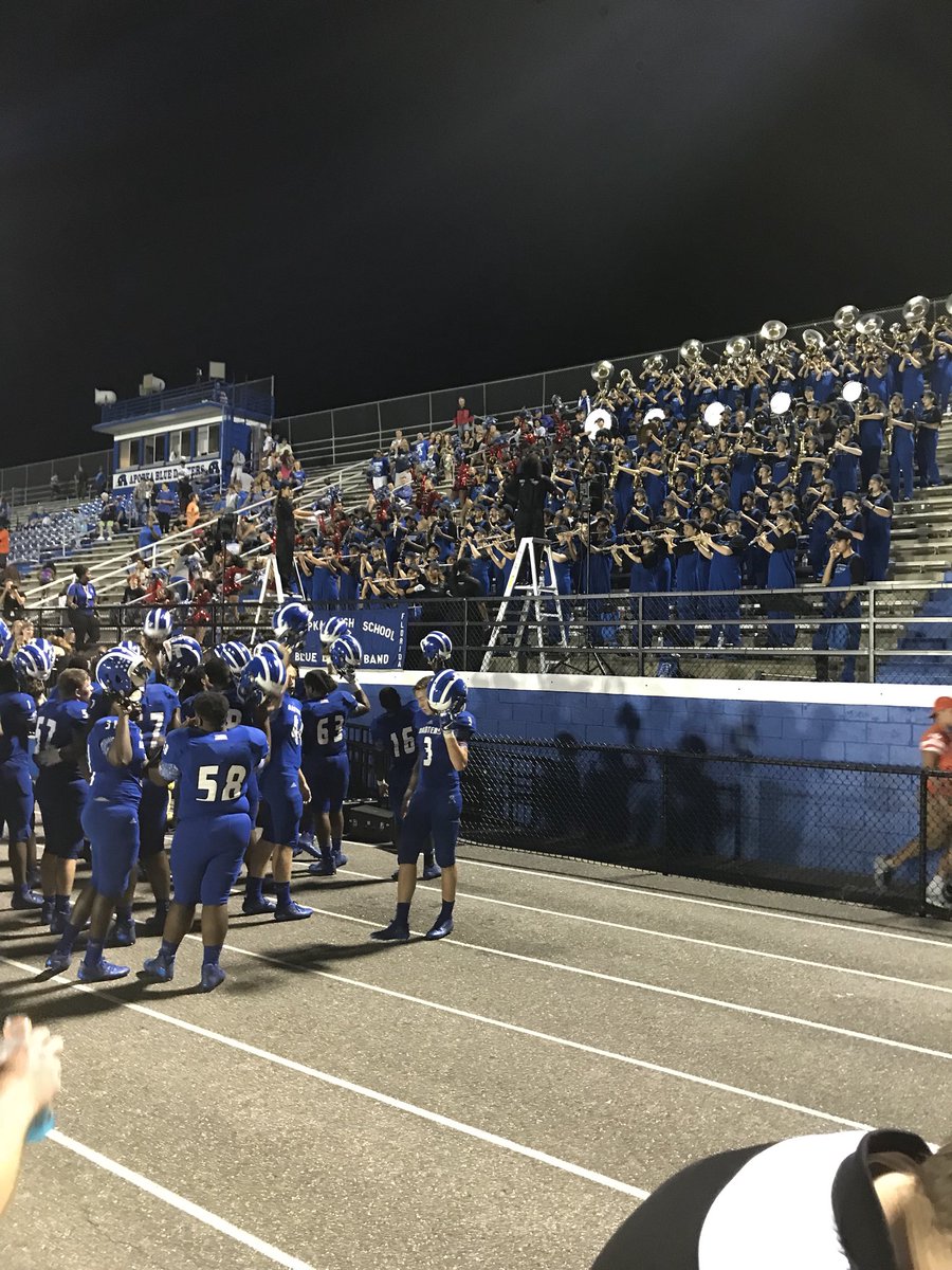 My favorite part of every game night. Another win for the boys in blue. #GoDarters #apkpride