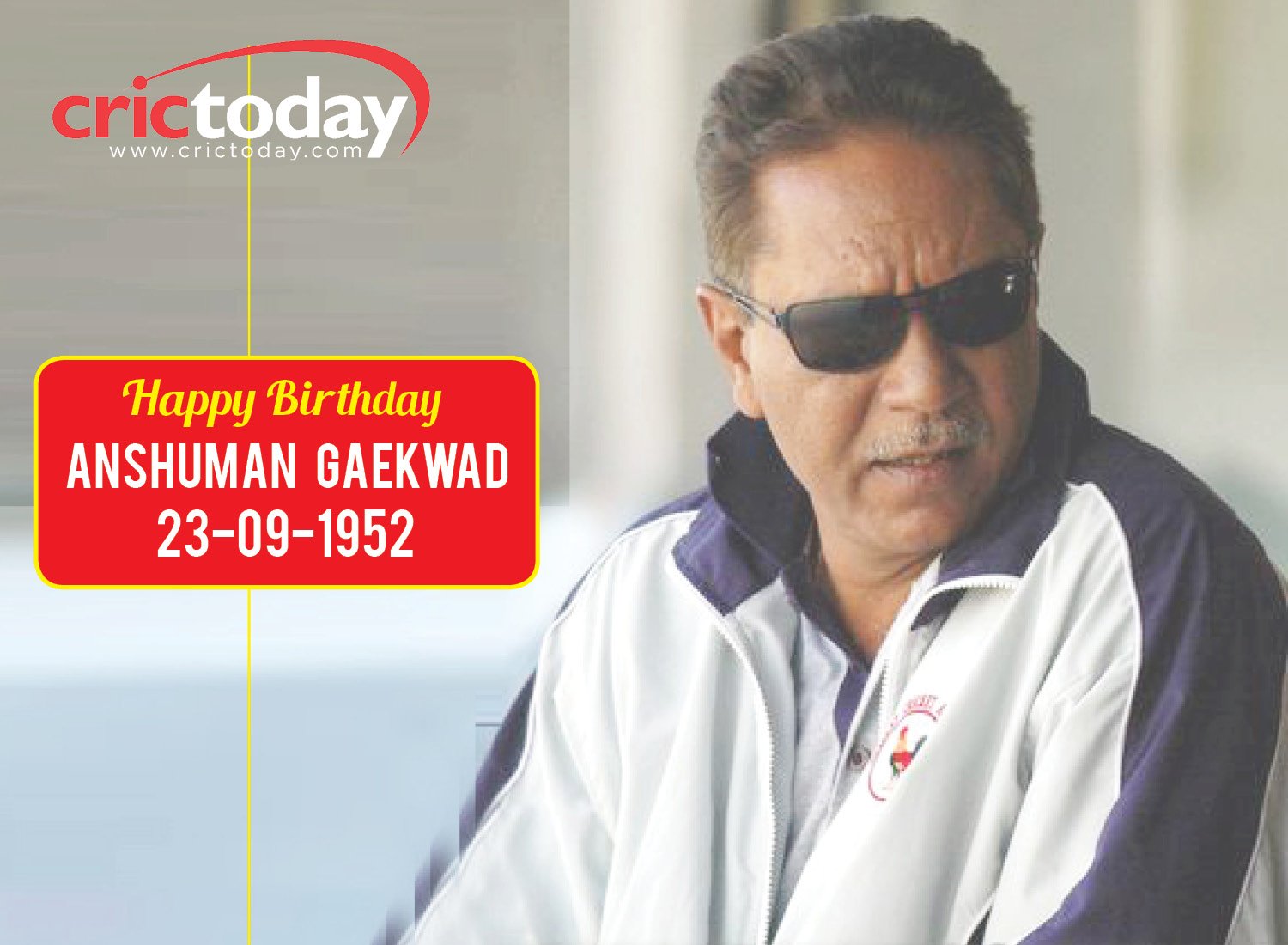  Happy Birthday Anshuman Gaekwad 