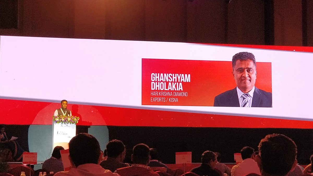 #ghanshyamdholakia <a href="/hkdiamonds/">Hari Krishna Exports</a> "to build trust say what you do, do what you say" #iamapathbreaker <a href="/YiTweets/">Young Indians (Yi)</a>