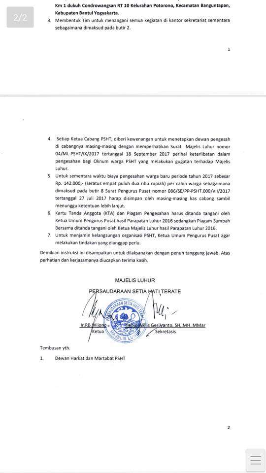 PrabuShank's tweet photo. Semoga menjadi tambah guyup rukune..PSHT https://t.co/yNeQlsaGXL