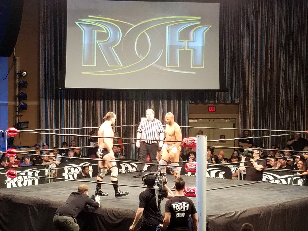 Last Man Standing match! @TheLethalJay vs @SilasYoungROH! #ROHDBD It's gonna get brutal!