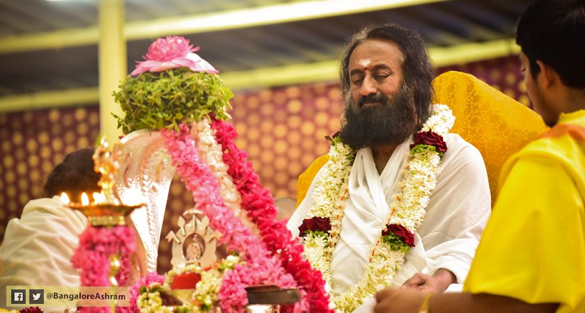 ArtofLivingIC's tweet photo. Rudrabhishekam is performed for bringing Peace, Prosperity &amp; Happiness in society | Glimpse from #Navratri2017, Day 2 at the Center. https://t.co/oERyhlC7zB