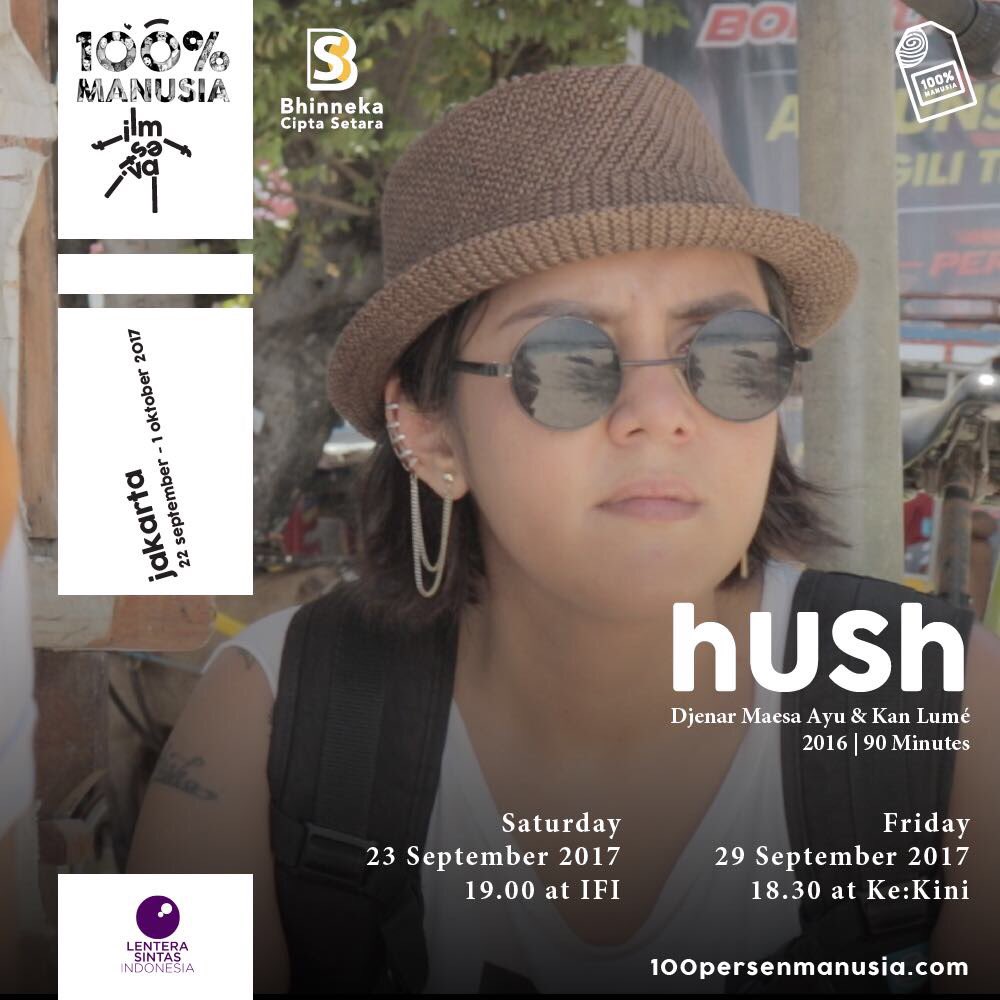Yuk nonton #hUSh &amp; ngobrol bareng saya &amp; @KanLume malam ini di <a href="/100prsenmanusia/">100persenmanusia</a> - (IFI) Jl.MH.Thamrin No.20 jam 19:00.Gratis!