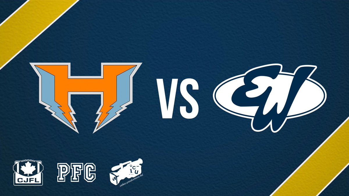 icuvideoltd's tweet photo. Hamilton @CanesFootball63 will be visiting the @EWCATS in #yeg on Saturday! Livestream starts at 7pm MT/9pm ET at https://t.co/dzrEA7e5cN https://t.co/wuh8CVcDky