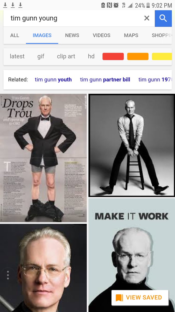tothesealikeme's tweet image. I think @TimGunn has NEVER been young. Just google "Tim Gunn young" and nothing comes up