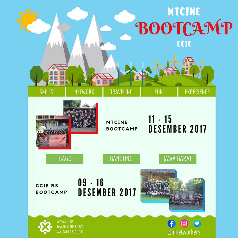 idnetworkers's tweet photo. MTCINE dan CCIE Bootcamp IDN 2017
.
Upgrade Your Skills, Upgrade Your Life https://t.co/gbtG0sbzco