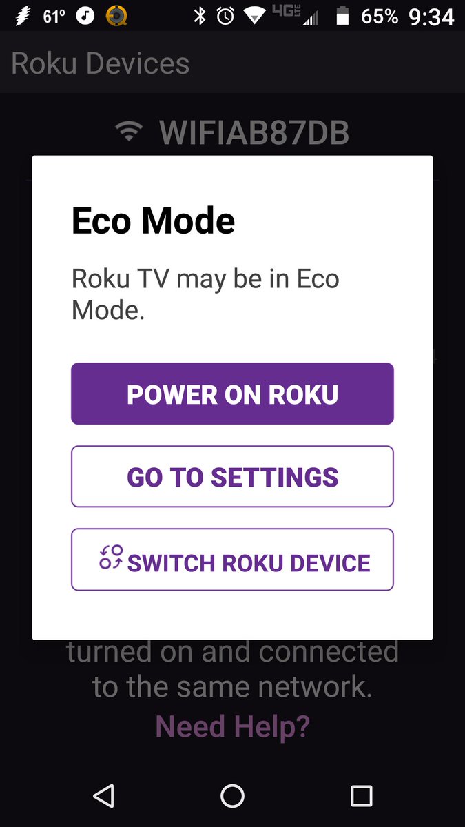 FatDUX_LA's tweet photo. I get this error 75% of the time I try to use the Roku app with my TCL #Roku TV. Only option is to unplug the TV. Big problem for users. https://t.co/LF49SXOzE8