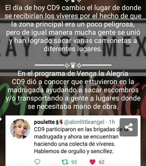 CoderGirl8's tweet image. #CD9, que Dios los bendiga por todo lo que están haciendo por las personas de CDMX que fueron afectadas por lo del sismo, gracias 🙏. 
#CDMX