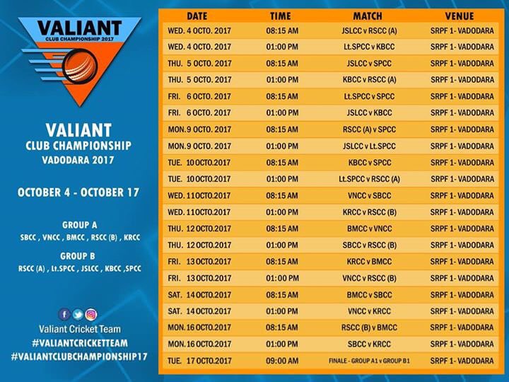 shlok11995's tweet photo. -Team SBCC
#ValiantClubChampionship2017 #ValiantCricketTeam #VCC17
#iPhone #Schedule # https://t.co/uSjLn7SNPG
