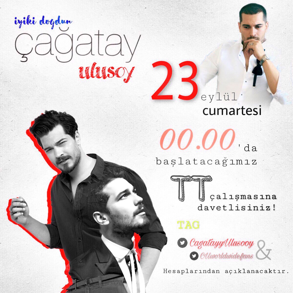  happy birthday!!! Yillar Cagatay Ulusoy 