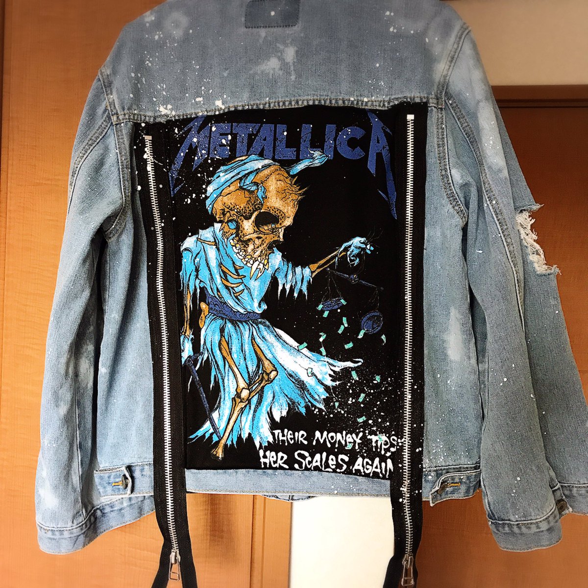 Street Fashion Sss 一点物 早い者勝ち ダメージ ブリーチ デニム ジャケット バックジップ 三代目 Bigbang 登坂広臣 おしゃれさんと繋がりたい ブリーチデニム ダメージデニム Street Fashion Sss 一点物 早い者勝ち ダメージ ブリーチ デニム ジャケット バックジップ 三代目 Bigbang 登坂広臣 おしゃれさんと繋がりたい ブリーチデニム ダメージデニム