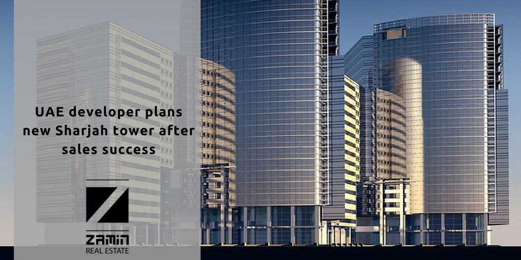 UAE developer plans new Sharjah tower after sales success
#sharjah 
#UAE 
#RealEstate 
#RealEstateNews 

More- bit.ly/2fgwa8y