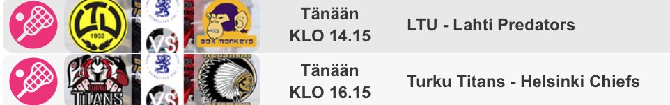 Fanseat_FI's tweet photo. Tänään pelataan Lacrossen miesten SM-finaalit Lahdessa! Katso pronssi- ja loppuottelu suorana #Fanseat'ilta! https://t.co/zSwvDkDWMD #finlax https://t.co/pUK2jX991U