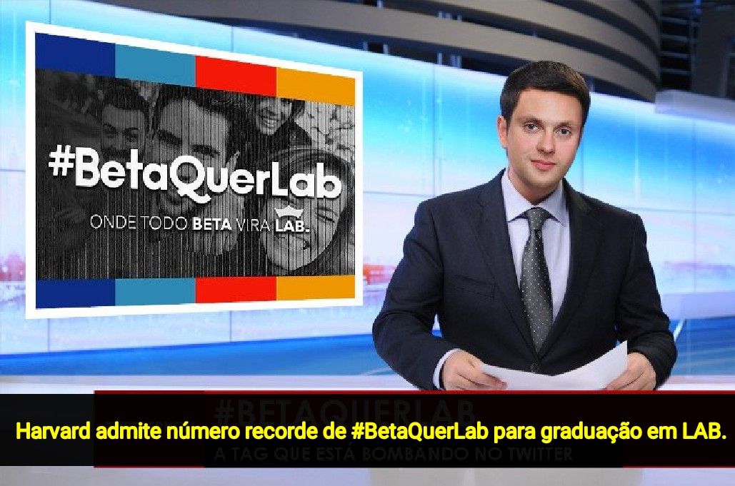 Vem com o #BetaQuerLab que vcs passam de ano!😂