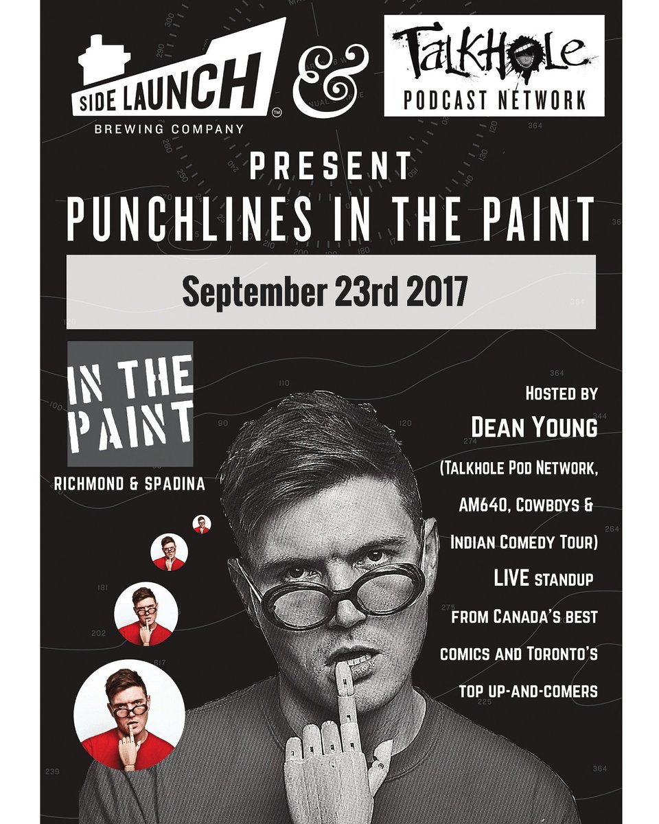 #Toronto #Comedy TONITE 9p In The Paint (Richmond + Spadina) ft <a href="/BryanHatt/">bryan hart</a> @JordanFoisy @theminiholmes @TheMarthaChaves host @ComicDeanYoung