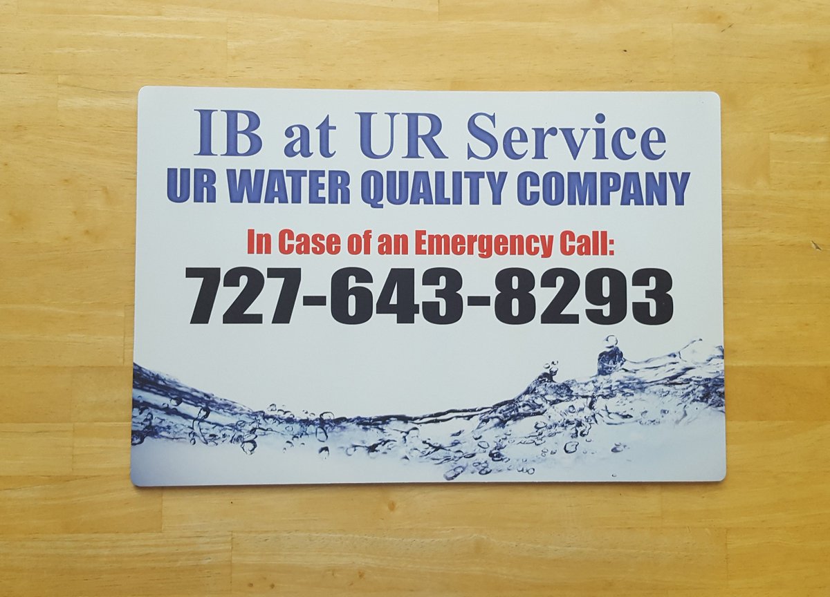 Tampa_Bay_Signs's tweet photo. Dibond Sign - 12"x18" Printed full color via direct-to-substrate on 3mm material with gloss laminate.
#dibondsigns #ibaturservice https://t.co/X3KFu90BX2