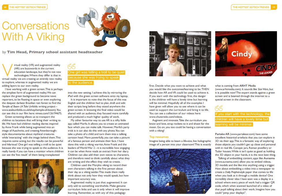 InnovateMySchl's tweet photo. Have you read the new #IMSGuide yet? It features @MrHeadComputing showing how to bring VIKINGS into your classroom: https://t.co/kvA79fCMwO https://t.co/XEpKDQYOHk