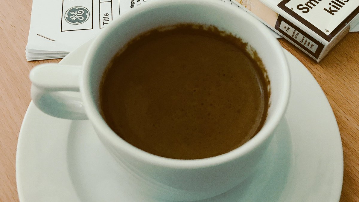 Coffee solves everything, even working weekends.