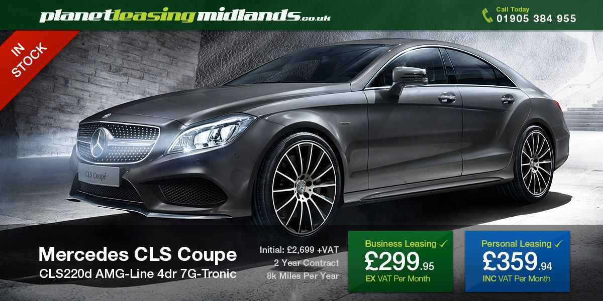 Brand New Merc CLS AMG-Line just £299.95 +VAT Per Month. Initial Rental £2699 +VAT T&amp;Cs apply

Find out more: bit.ly/2xiPn3U