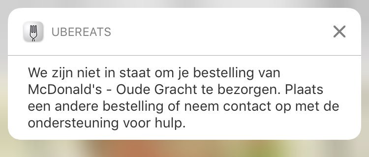 <a href="/UberEATS/">Uber Eats</a> Krijg je ineens dit <a href="/UberEATS/">Uber Eats</a>. Meen je dit? En de webcare service is ook belachelijk via de app.